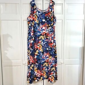 Jessica London Multi-Color Maxi Dress Size 14/16